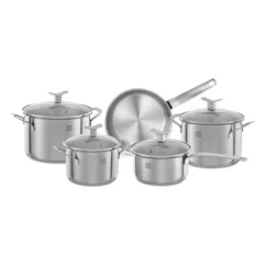 Jogo de Panelas Electrolux Inox com 5 Peças Design com Fundo Triplo Indução